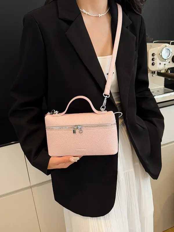 Yellow Niche Design Shoulder Bag for Women - Image 7