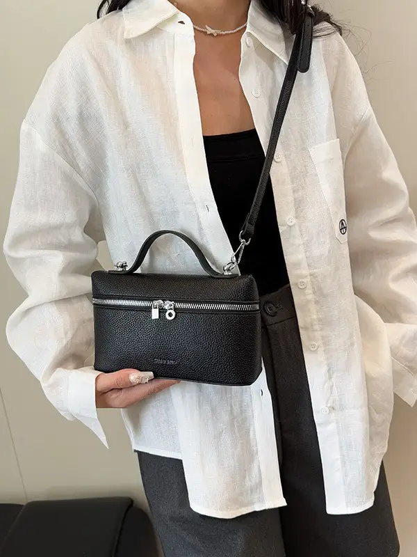 Yellow Niche Design Shoulder Bag for Women - Image 8