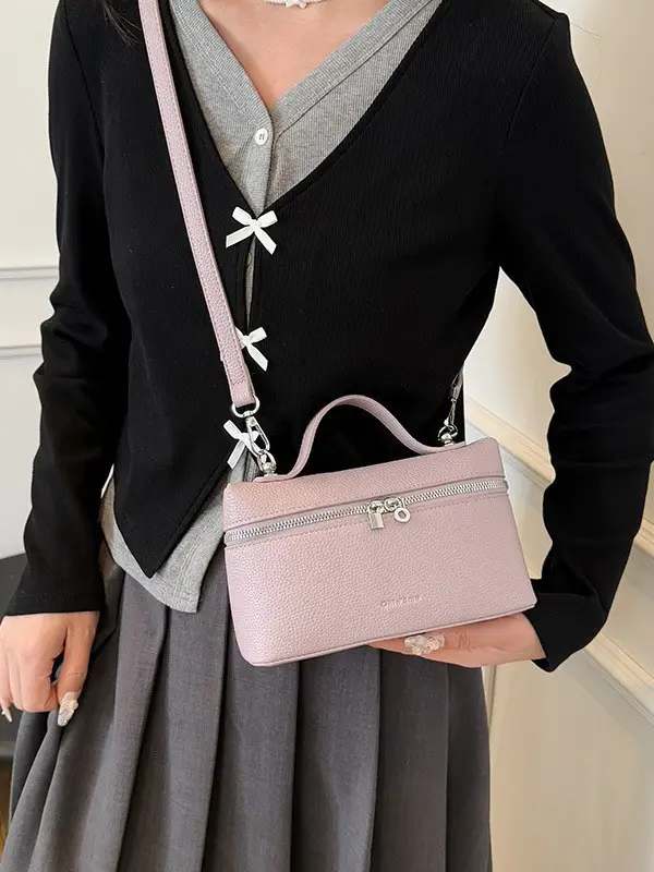 Yellow Niche Design Shoulder Bag for Women - Image 9