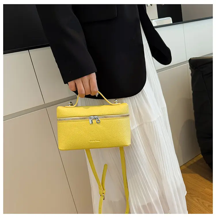 Yellow Niche Design Shoulder Bag for Women — feature 11
