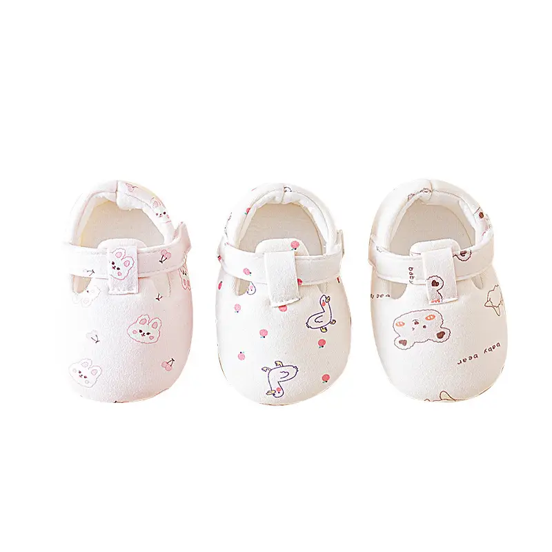 Baby Cotton Shoes Pink Cute Non-Slip Free Shipping