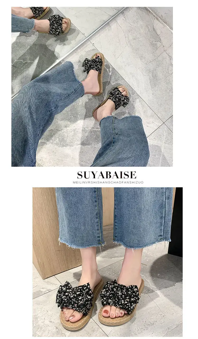 2024 Korean Style Floral Bow Sandals for Women — feature 3