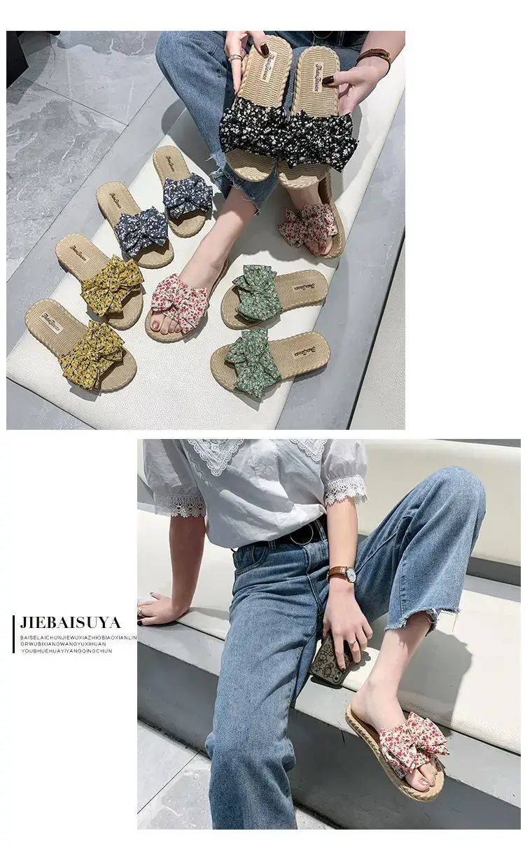 2024 Korean Style Floral Bow Sandals for Women — feature 5