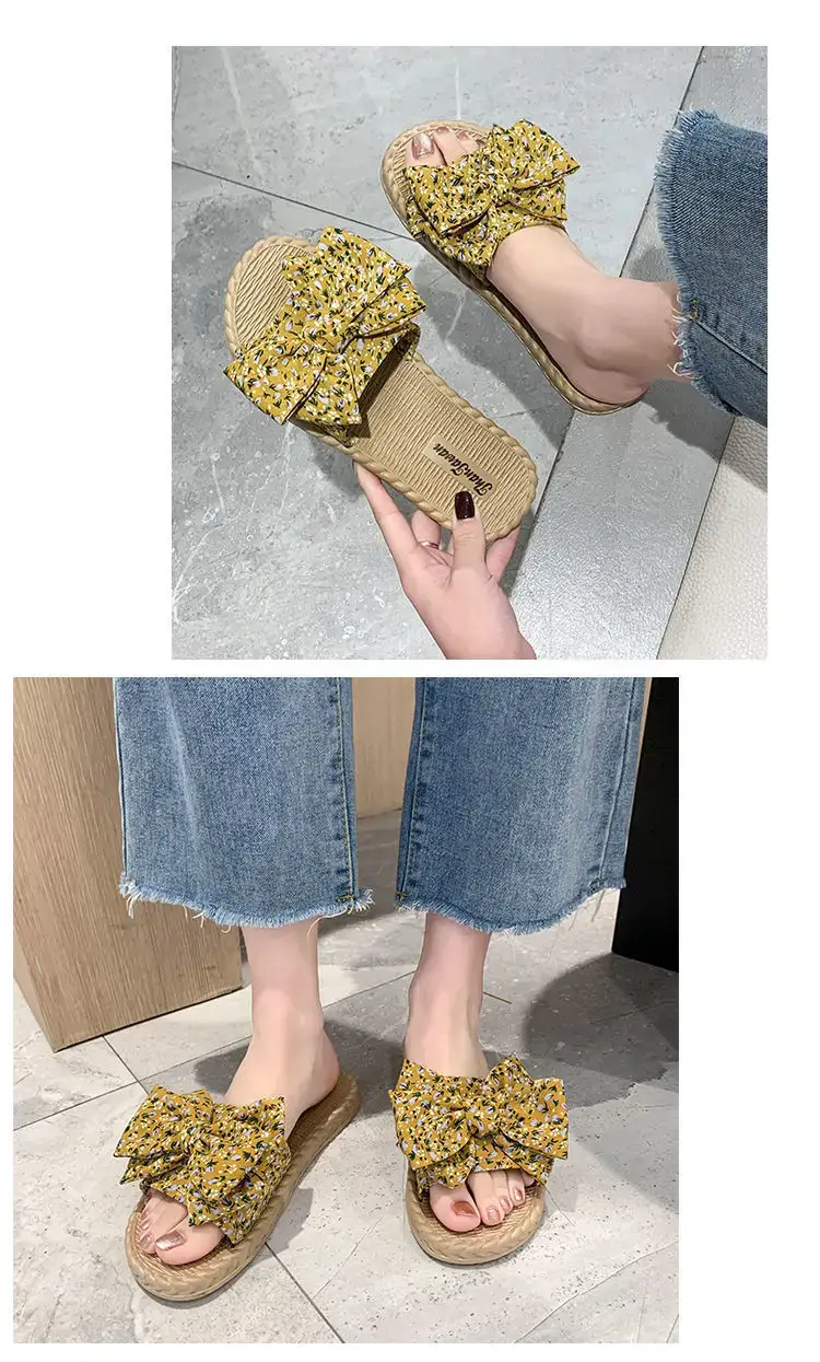 2024 Korean Style Floral Bow Sandals for Women — feature 6