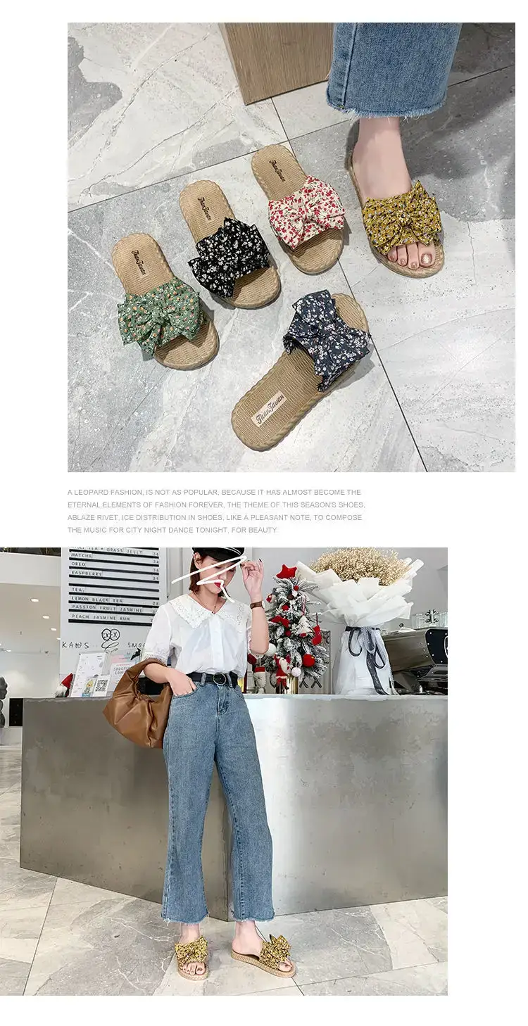 2024 Korean Style Floral Bow Sandals for Women — feature 7