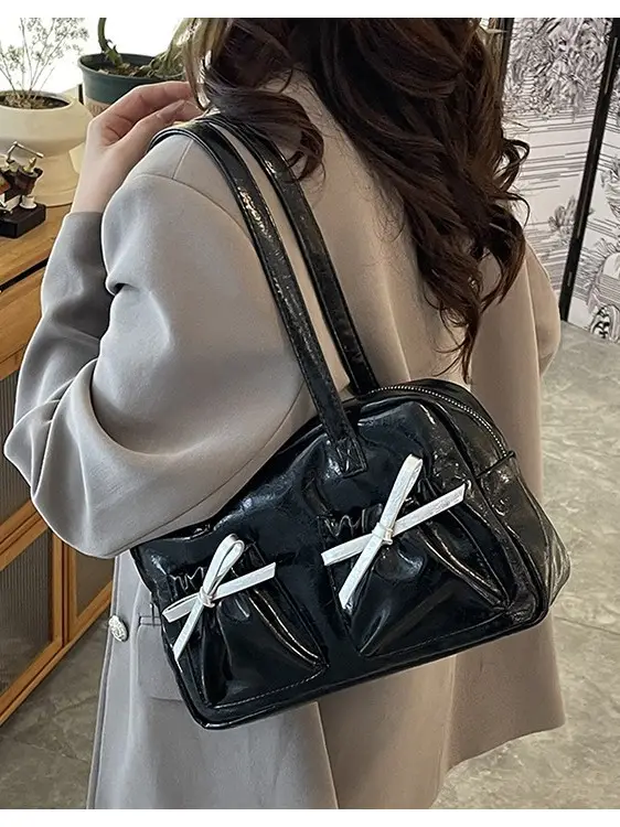 Silver Bow Crossbody Bag for Women 2026 - Image 7