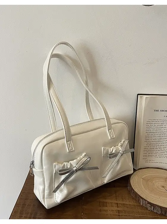 Silver Bow Crossbody Bag for Women 2026 - Image 8