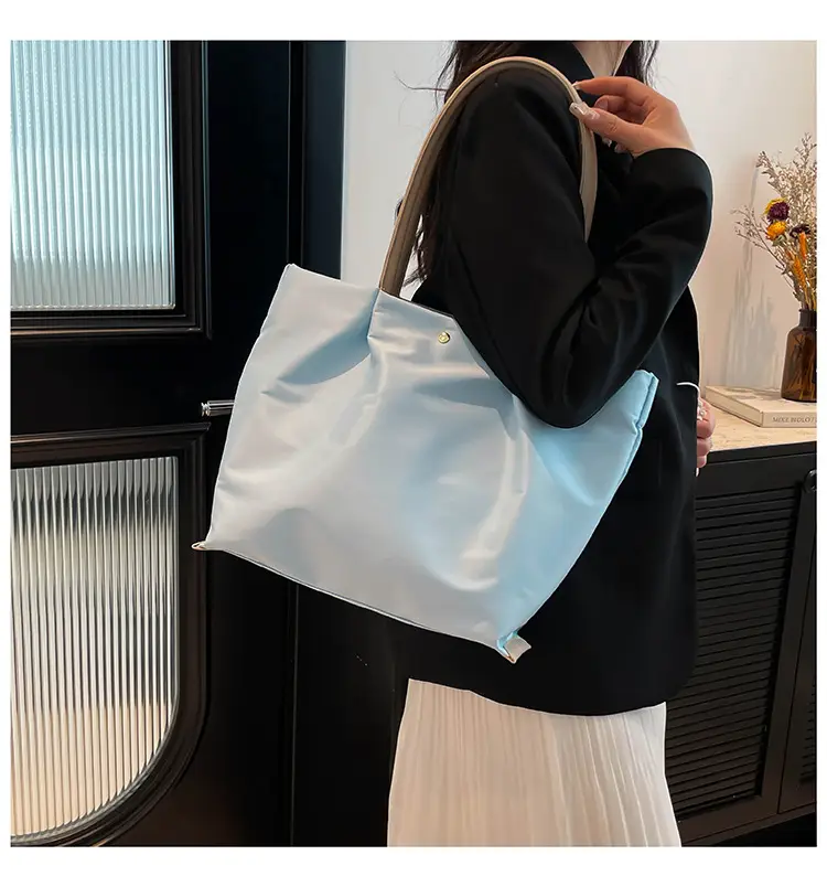 Waterproof Nylon Large Tote Bag 2025 Spring — feature 12
