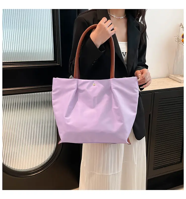 Waterproof Nylon Large Tote Bag 2025 Spring — feature 19