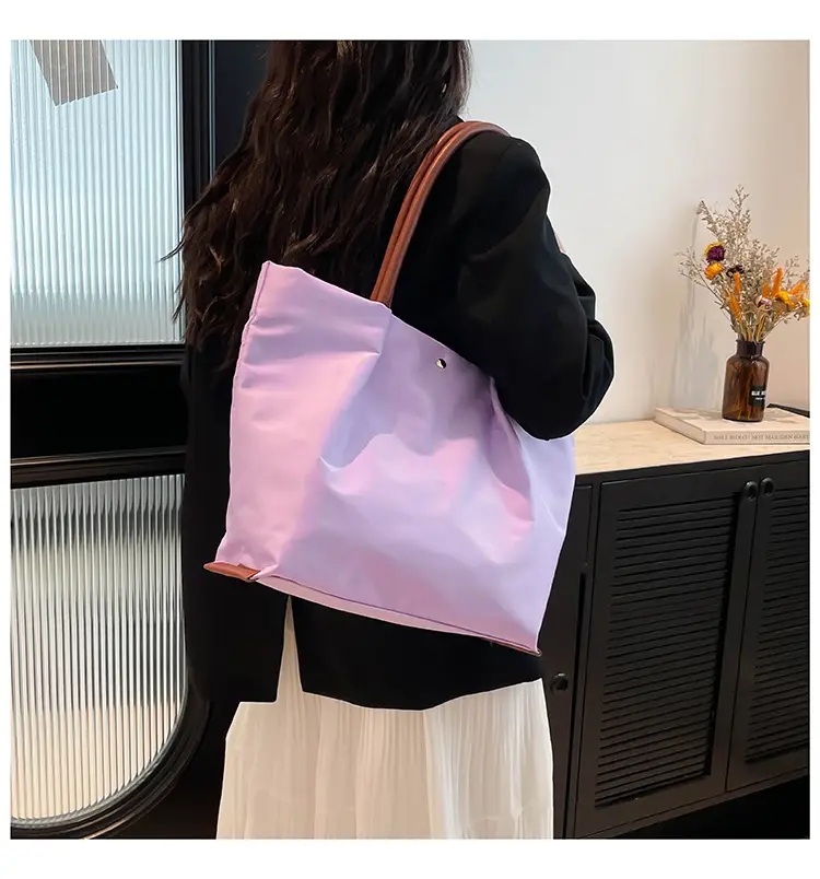 Waterproof Nylon Large Tote Bag 2025 Spring — feature 21