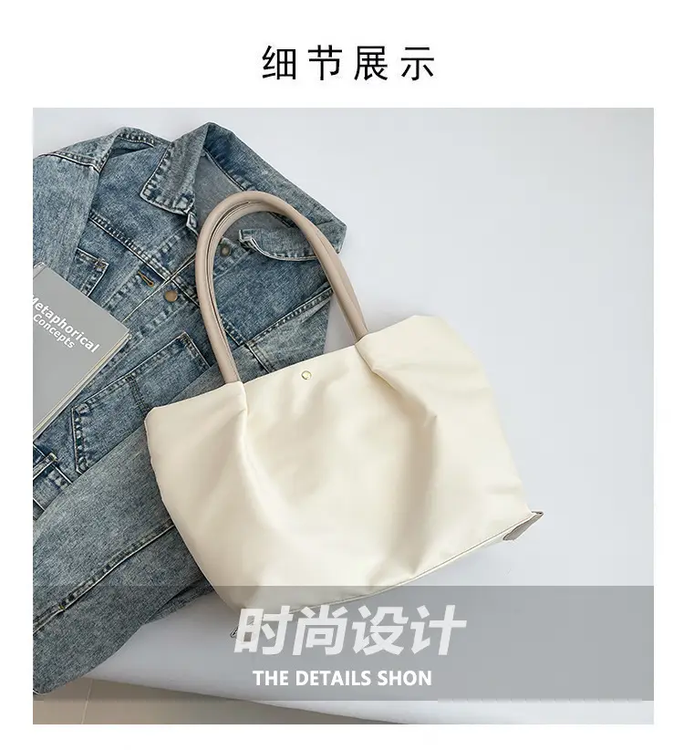 Waterproof Nylon Large Tote Bag 2025 Spring — feature 5