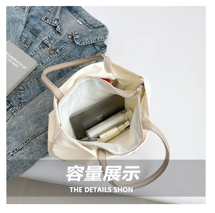 Waterproof Nylon Large Tote Bag 2025 Spring — feature 9