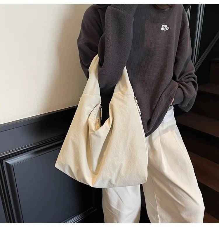 Women's Canvas Tote Bag Large Capacity Black 2025 — feature 20