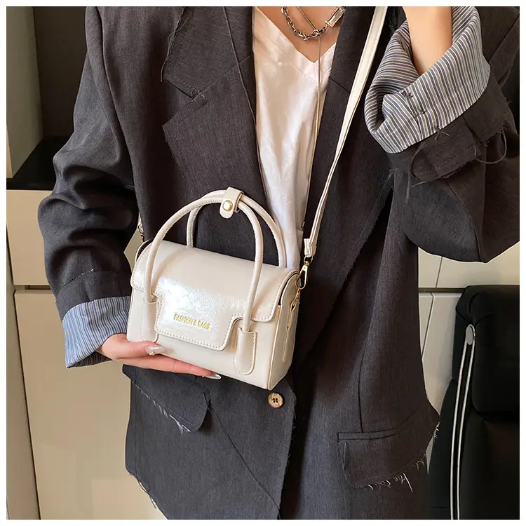 Trendy Minimalist White Shoulder Crossbody Bag for Women — feature 27