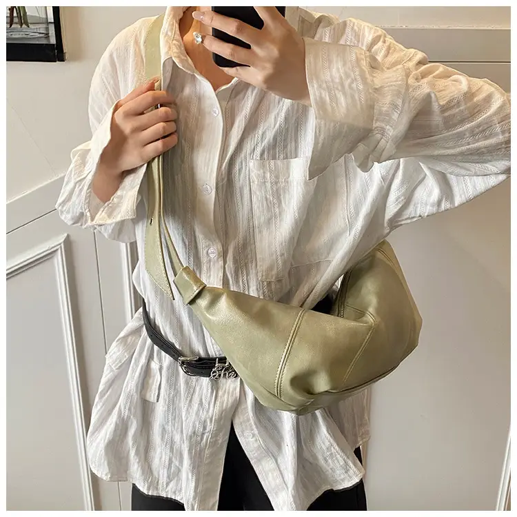 Women's Creamy Lazy Style Shoulder Crossbody Bag 2025 — feature 19