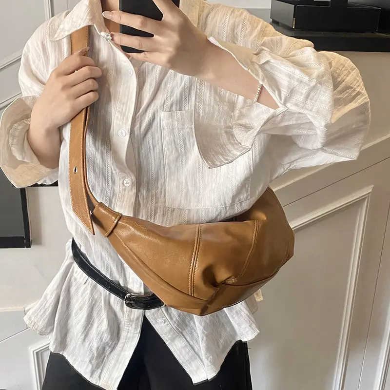 Women's Creamy Lazy Style Shoulder Crossbody Bag 2025 - Image 2