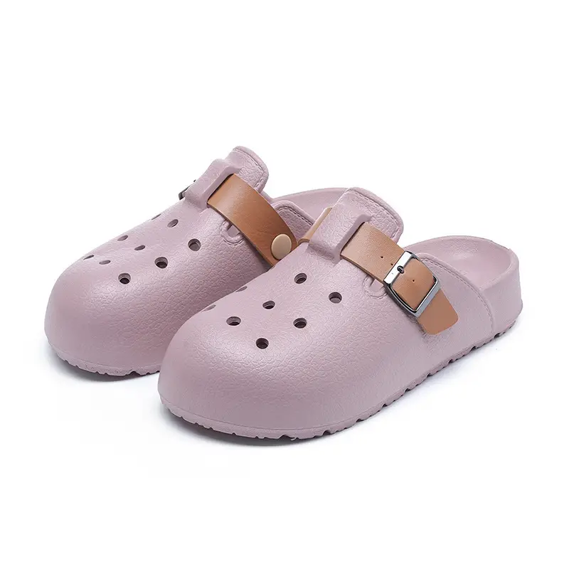 EVA Thick-soled Hole Shoes Women's 2025 Summer New Style Baotou Outer Wear Non-slip Comfortable Home Shoes Slippers - Image 10