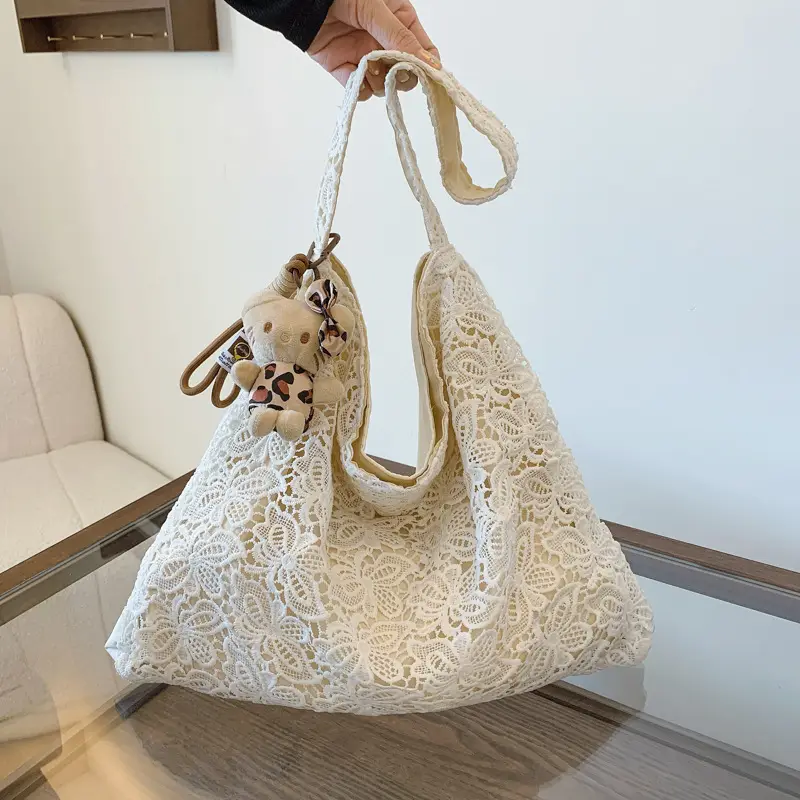 Lace Fairy Handbag Large Capacity One Shoulder - Image 5