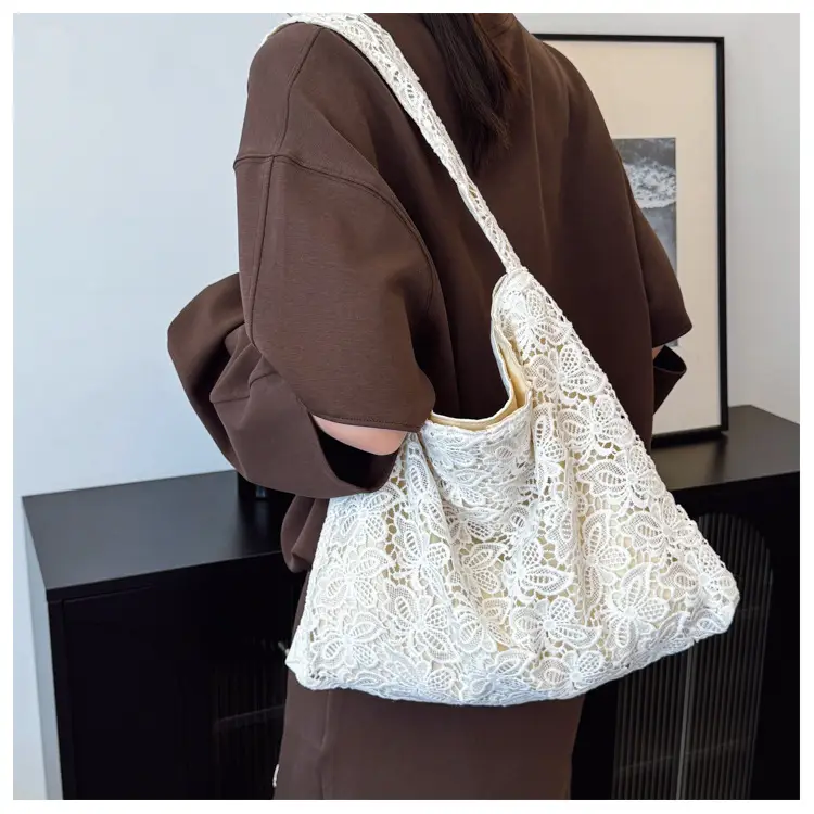 Lace Fairy Handbag Large Capacity One Shoulder — feature 12