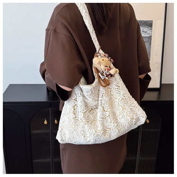 Lace Fairy Handbag Large Capacity One Shoulder — feature 13