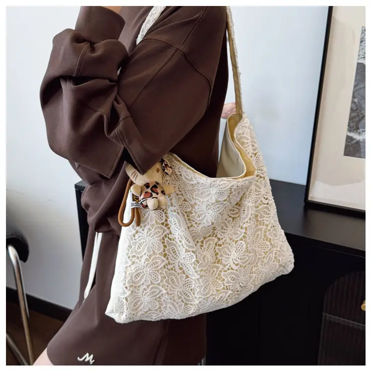 Lace Fairy Handbag Large Capacity One Shoulder — feature 14