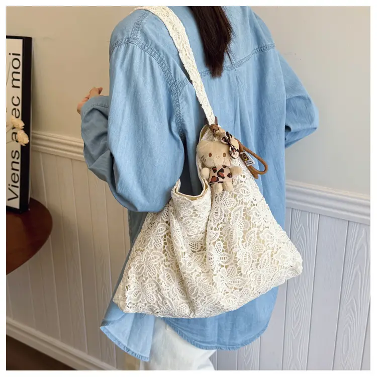 Lace Fairy Handbag Large Capacity One Shoulder — feature 16