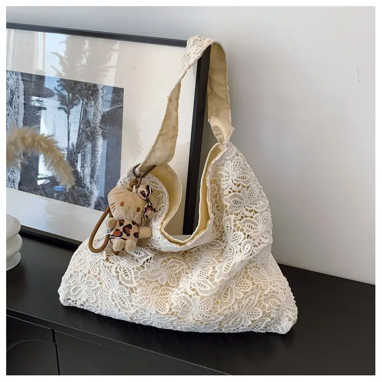 Lace Fairy Handbag Large Capacity One Shoulder — feature 19