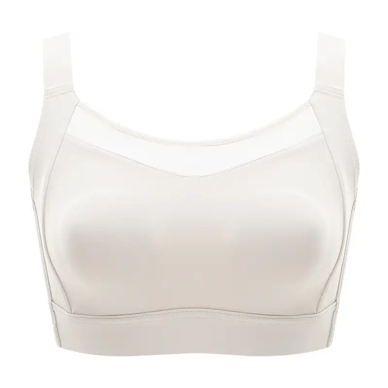 Traceless Underwear Women's Thin Large Chest Small Breast Anti-sagging Summer Ultra-thin White Strapless Full Cup Bra