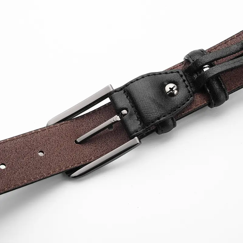 Men's European Belt Leather Belt 10x16 - Image 6