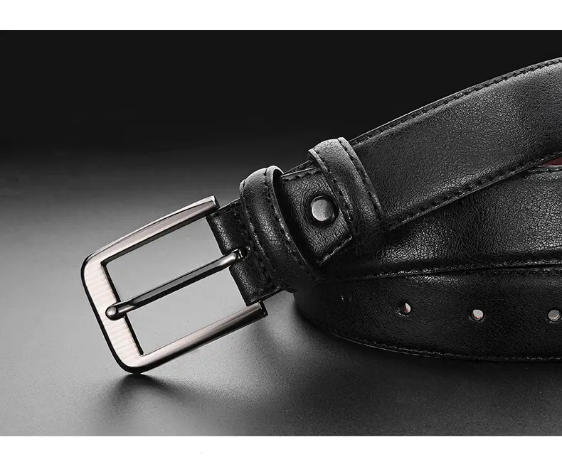 Men's European Belt Leather Belt 10x16 — feature 4