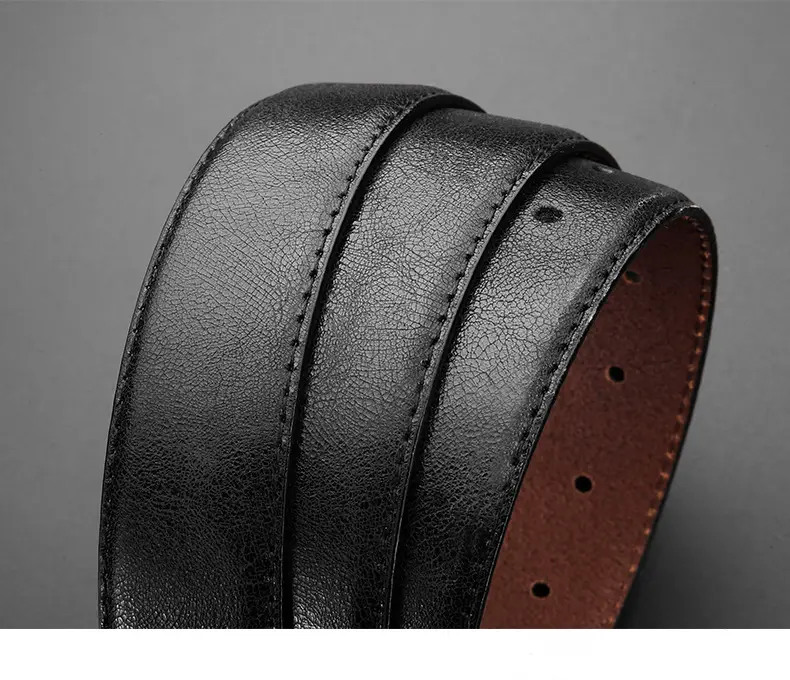 Men's European Belt Leather Belt 10x16 — feature 7