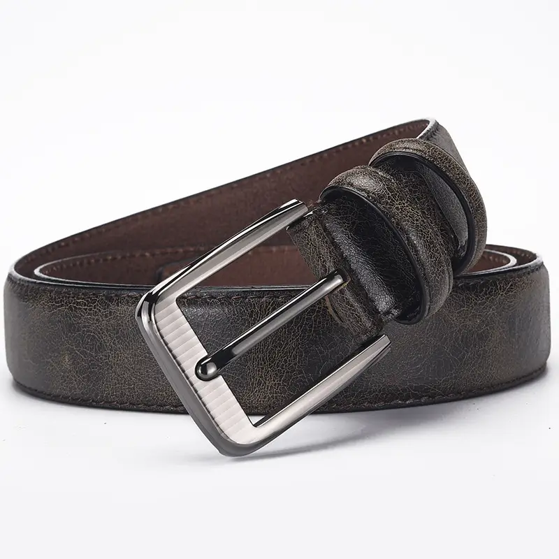 Men's European Belt Leather Belt 10x16 - Image 2