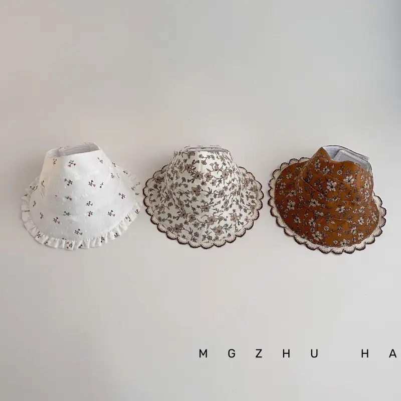 Baby Sun Hat Anti-UV Large Brim Ponytail Cap — feature 13