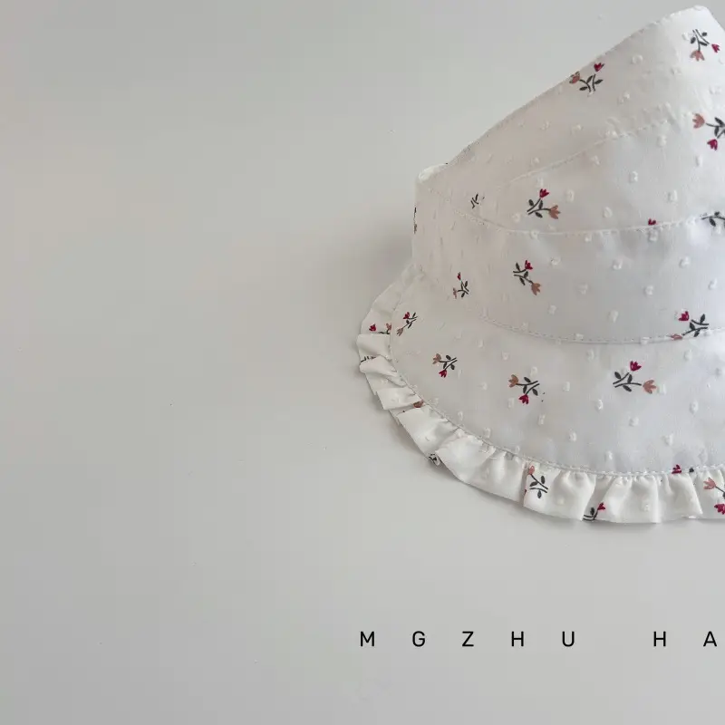 Baby Sun Hat Anti-UV Large Brim Ponytail Cap — feature 16