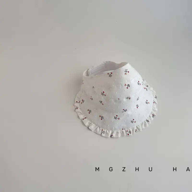 Baby Sun Hat Anti-UV Large Brim Ponytail Cap — feature 20