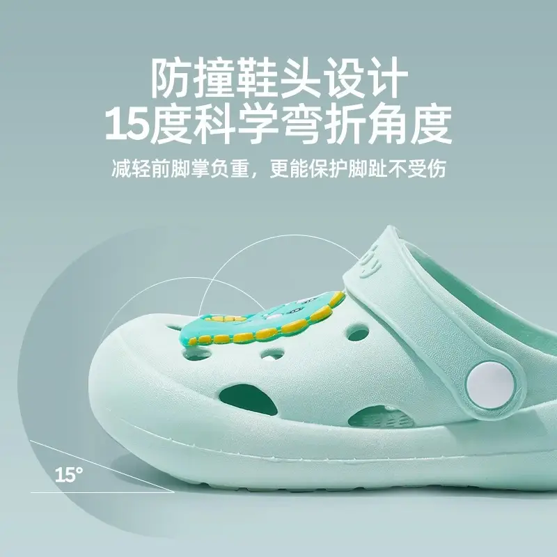 Jing Qi Strawberry Cat Pink Sandals for Girls Boys