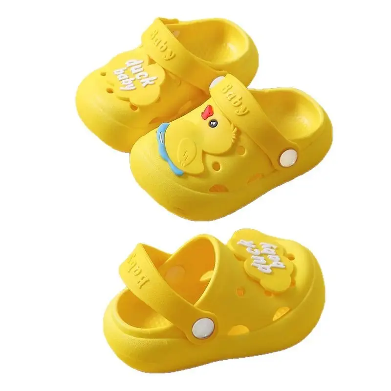 Jing Qi Strawberry Cat Pink Sandals for Girls Boys