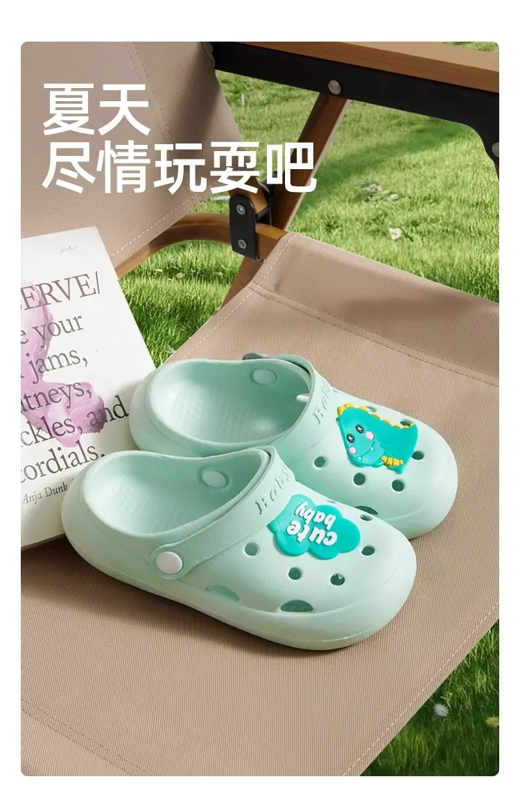 Jing Qi Strawberry Cat Pink Sandals for Girls Boys — feature 2