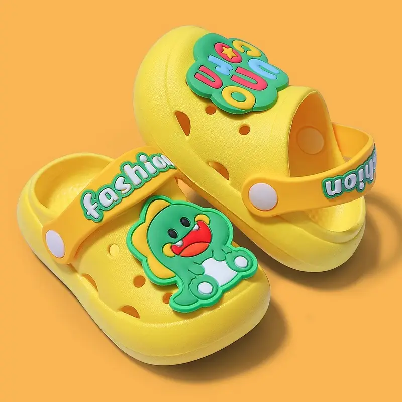 Jing Qi Strawberry Cat Pink Sandals for Girls Boys