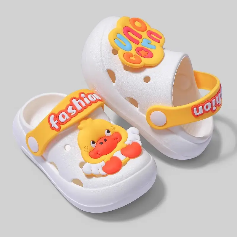 Jing Qi Strawberry Cat Pink Sandals for Girls Boys