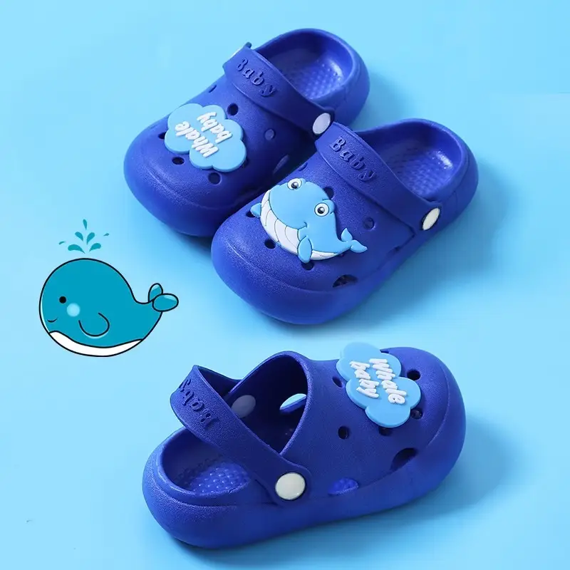 Jing Qi Strawberry Cat Pink Sandals for Girls Boys