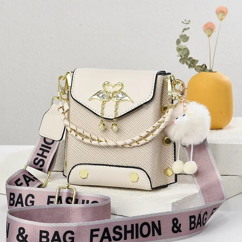 Black Textured Crossbody Bag for Women 2025 - Image 6