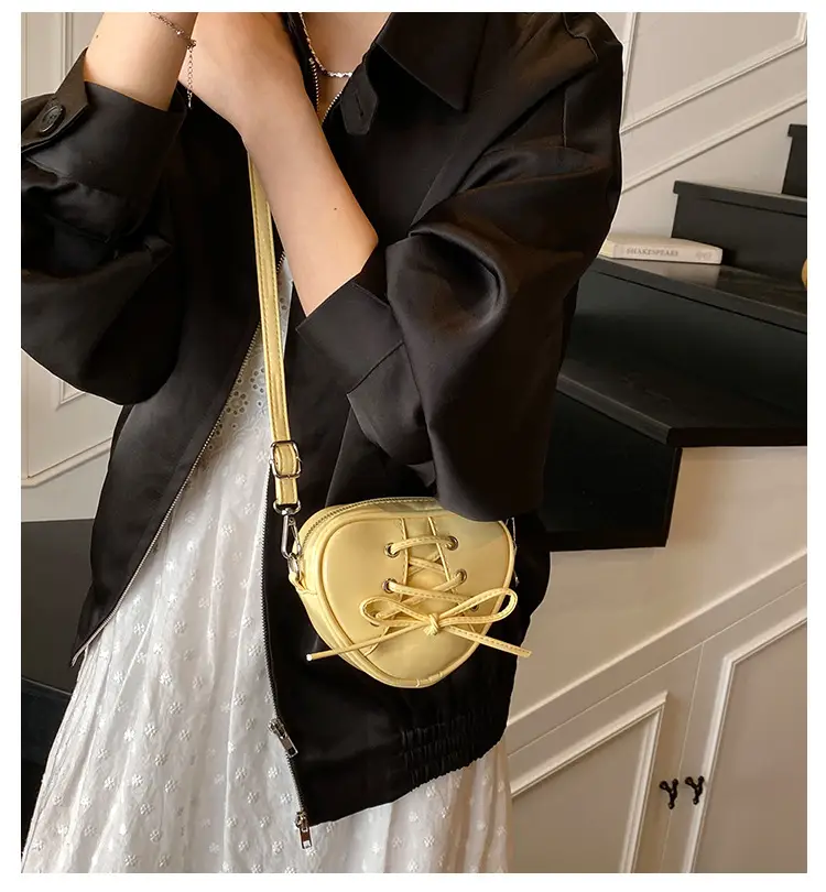 Heart Shaped Red Crossbody Bag for Women — feature 1