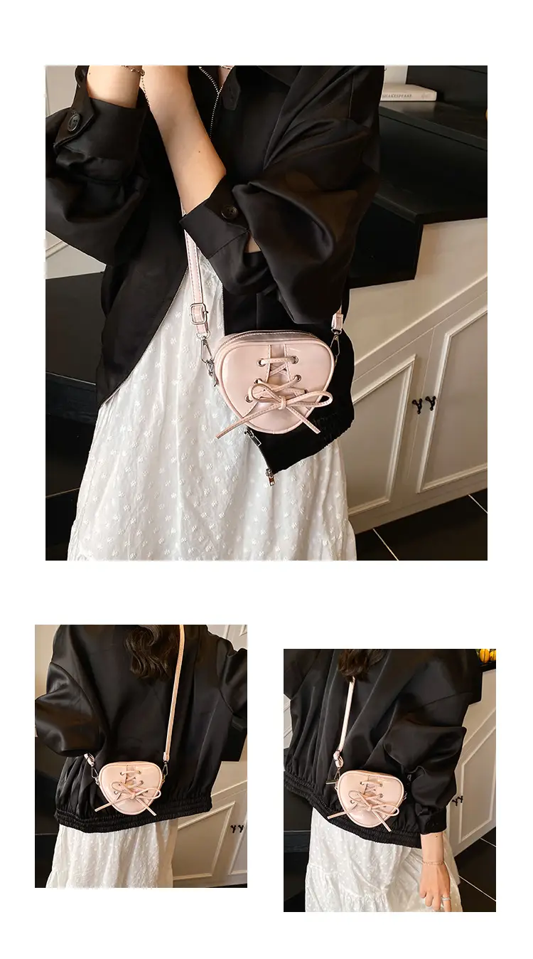Heart Shaped Red Crossbody Bag for Women — feature 13