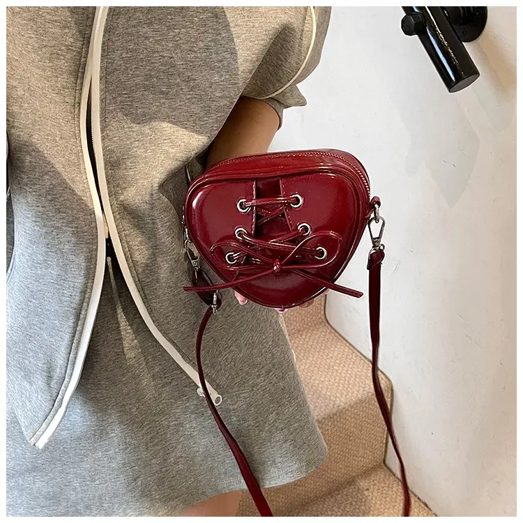Heart Shaped Red Crossbody Bag for Women — feature 16