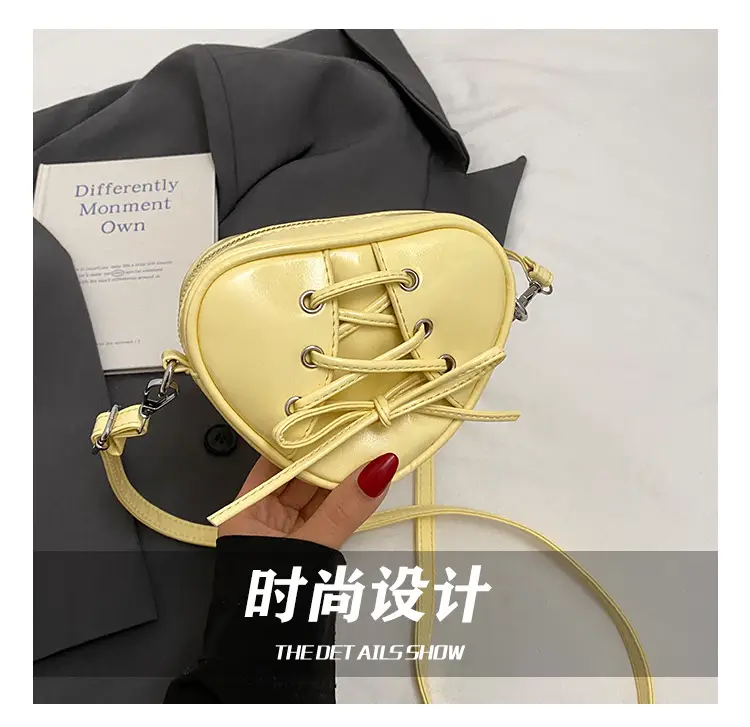 Heart Shaped Red Crossbody Bag for Women — feature 5