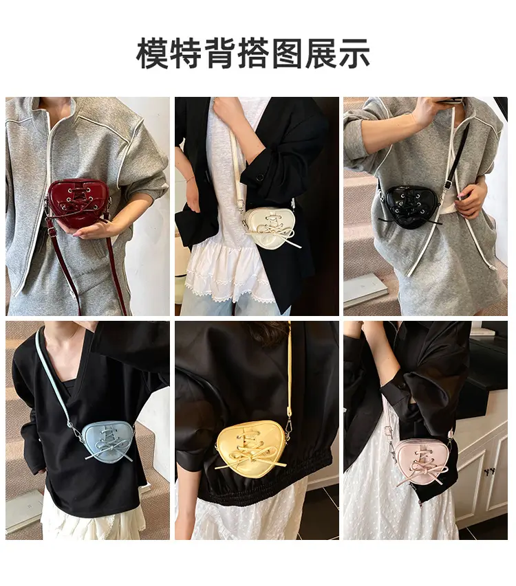 Heart Shaped Red Crossbody Bag for Women — feature 8