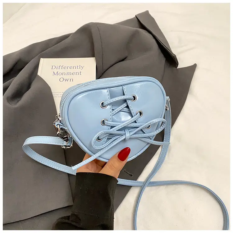 Heart Shaped Red Crossbody Bag for Women - Image 2