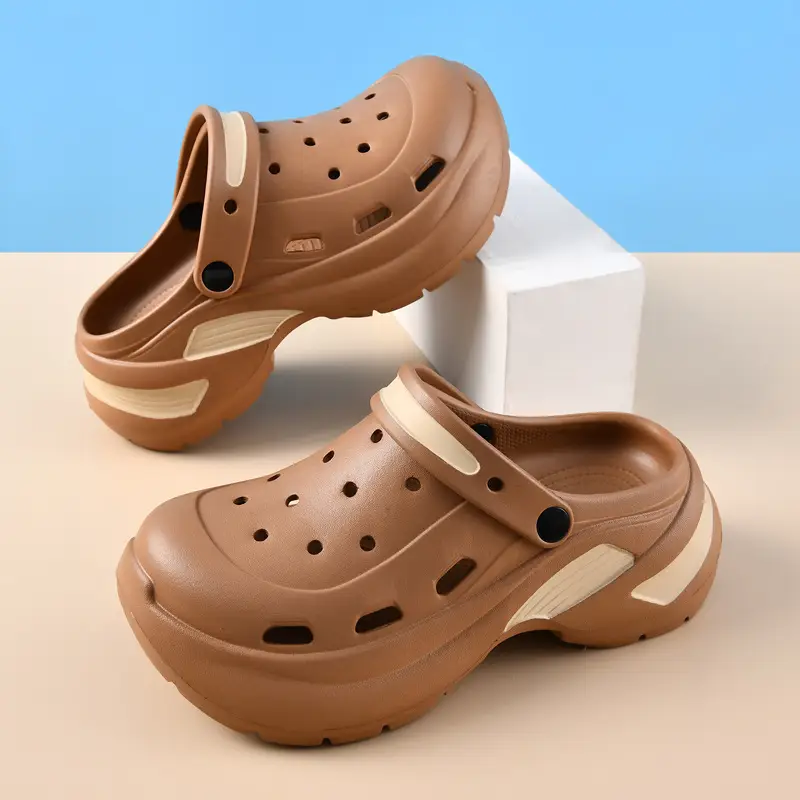 Tide Cool Sports Style Thick Bottom Cave Shoes Women's Summer Outdoor Couple Fashion Two-Wear 6CM Thick Bottom Sandals for Men and Women - Image 5