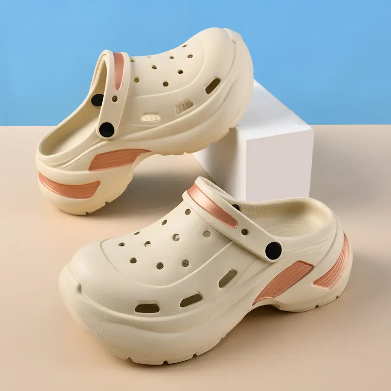 Tide Cool Sports Style Thick Bottom Cave Shoes Women's Summer Outdoor Couple Fashion Two-Wear 6CM Thick Bottom Sandals for Men and Women - Image 6